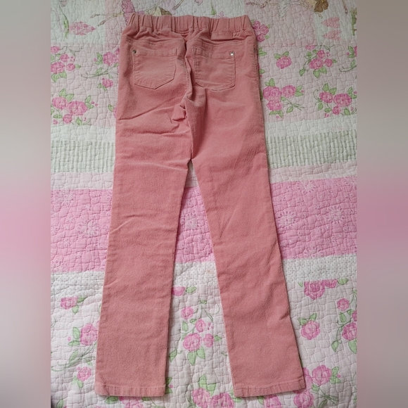 Okaïdi pink hyper-stretch velvet treggings for girls 9 years old. - Picture 7 of 10